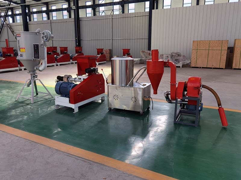 large scale Crappie feed processing machinery and equipment 